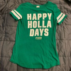 VS Pink “Happy Holla Days” Shirt
